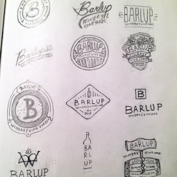 Winery Logo Preliminary Sketches