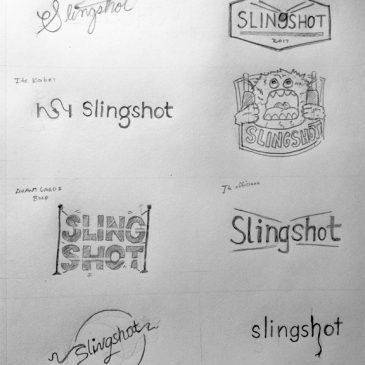 Slingshot Logo Sketches