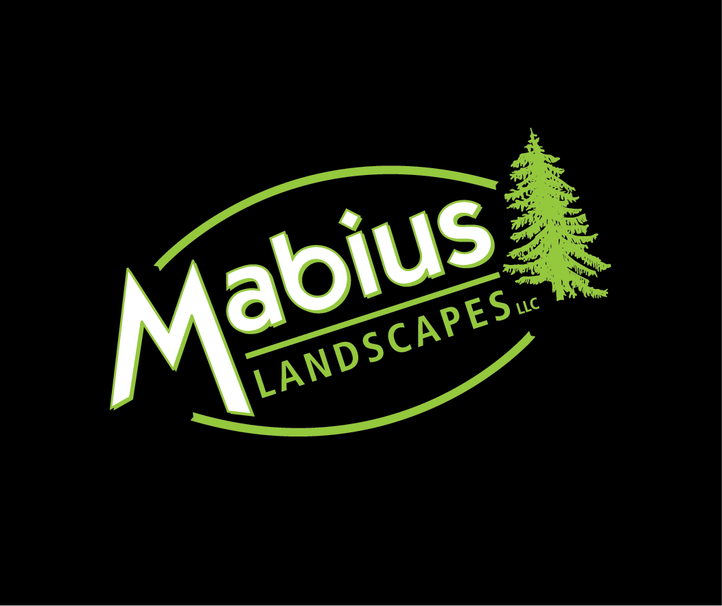 Logo Design - Mabius Landscapes LLC Enola PA Full Color Logo on Black