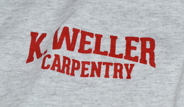 K Weller Carpentry Tshirt Design