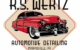 RS Wertz Automotive Detailing Marysville PA Primary Logo